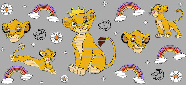 16oz Disney style-D-129